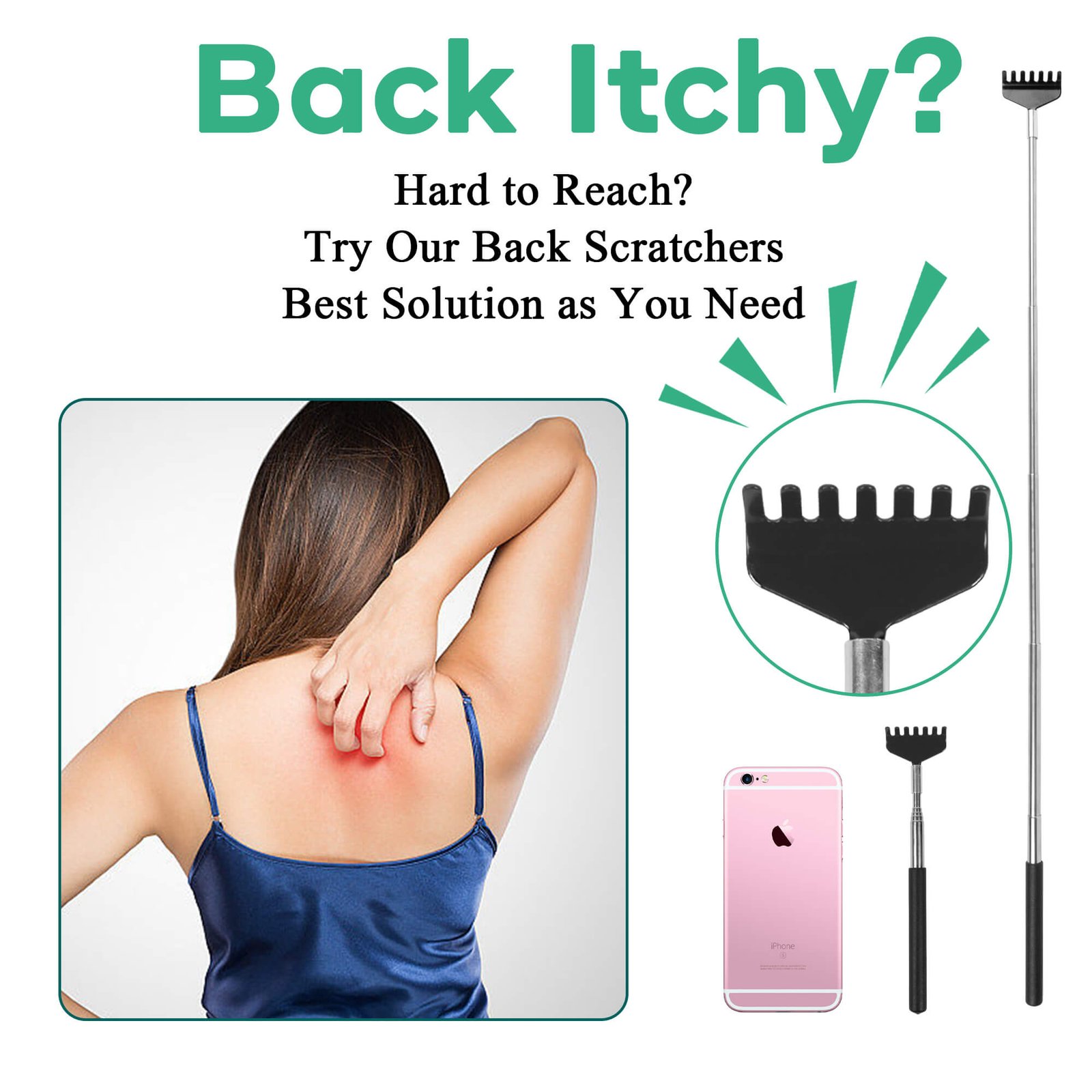 2pcs Detachable Heads