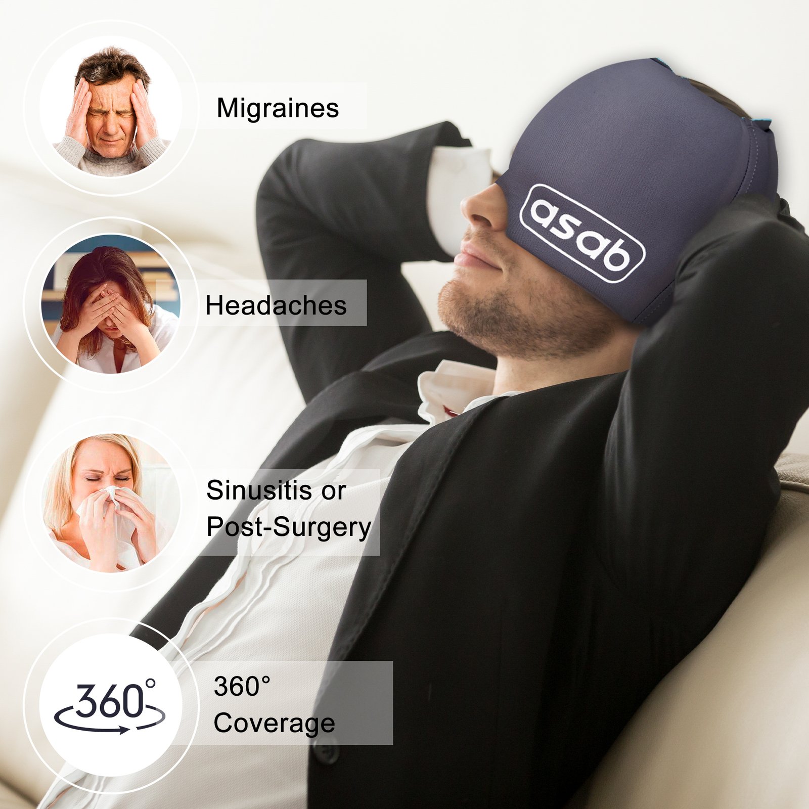 Reusable Migraine Relief Cap