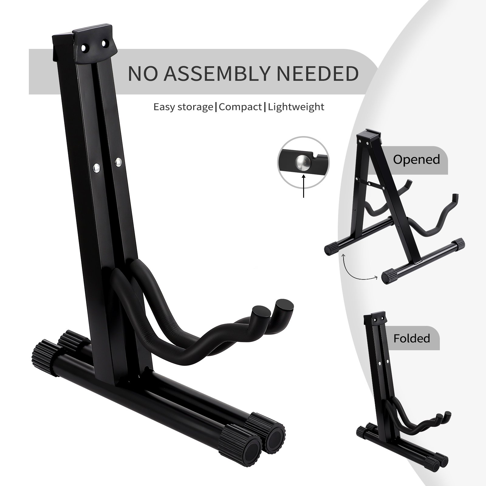 Guitar Stand with Wall Mounted Hook