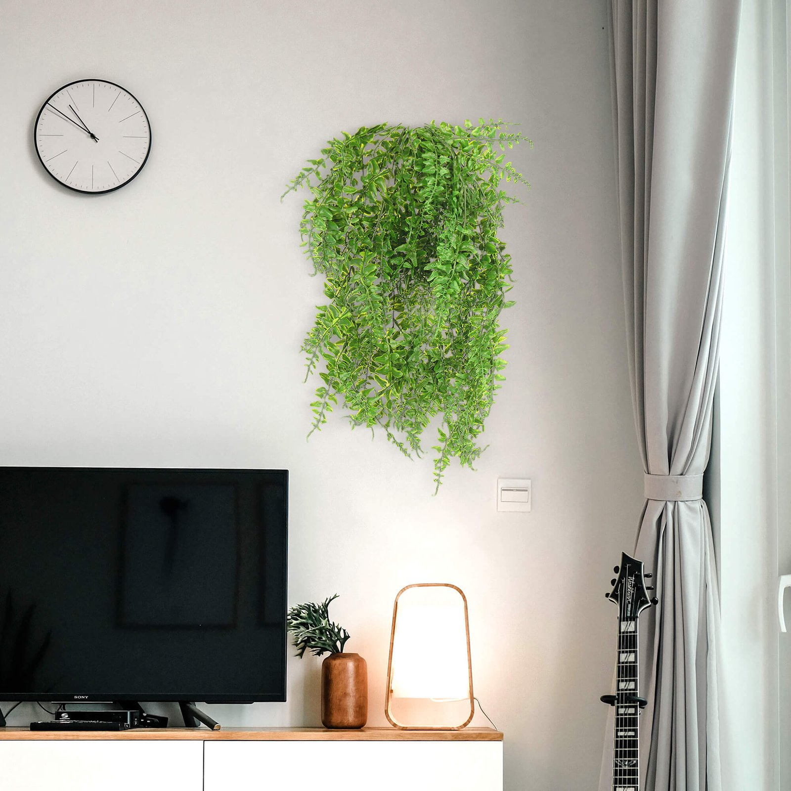 Artificial Plastic Hanging Plants