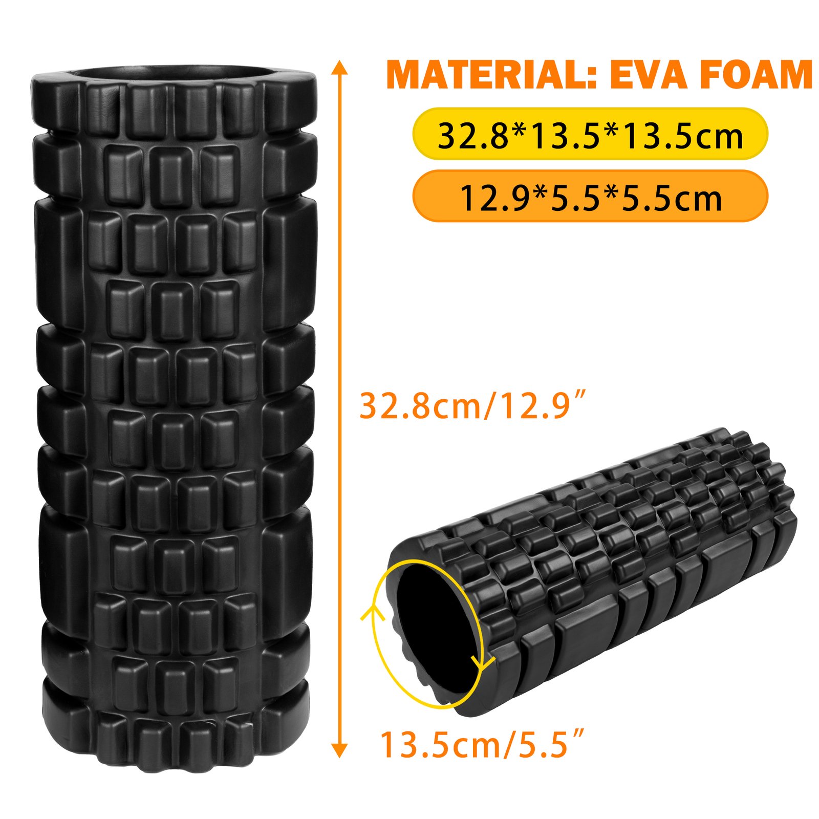 Foam Roller Medium Density Deep Tissue Massager for Muscle Massage and Myofascial Trigger Point Release