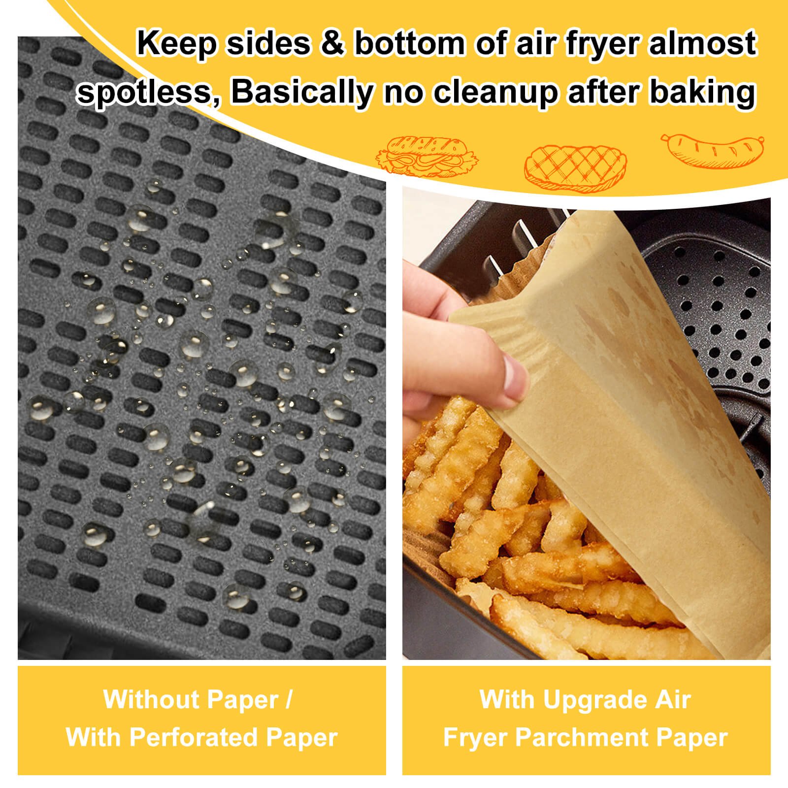 Air Fryer Disposable Paper