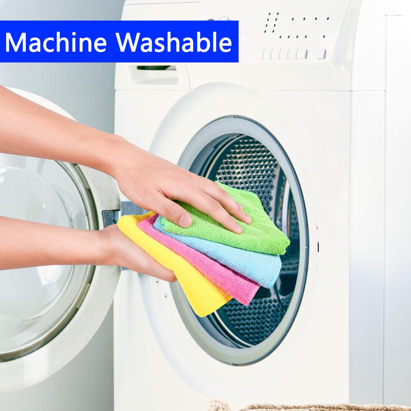 Pack of 12 Microfiber Cleaning Cloth