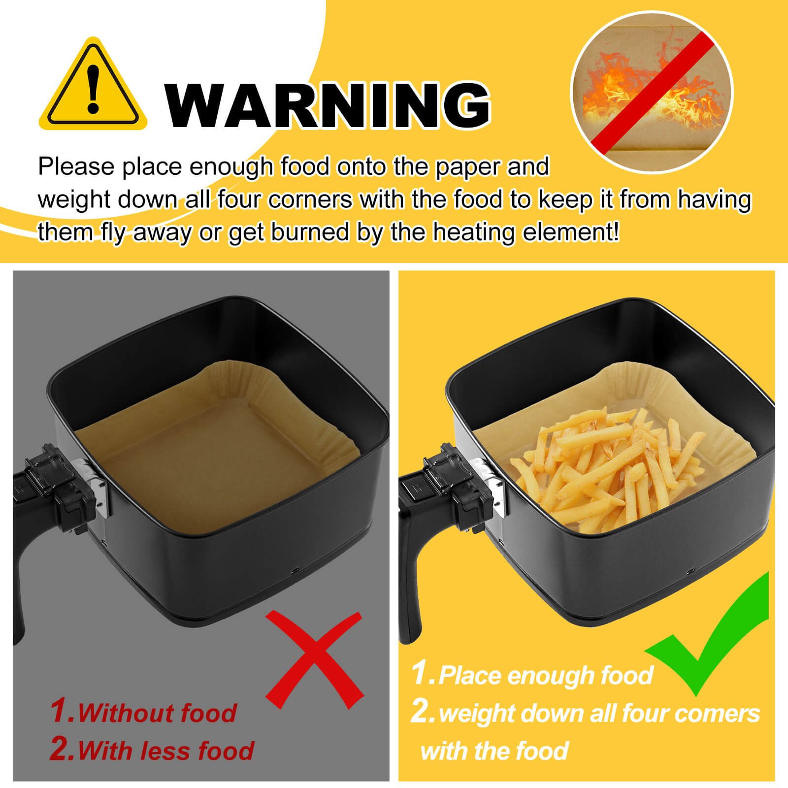 Air Fryer Disposable Paper