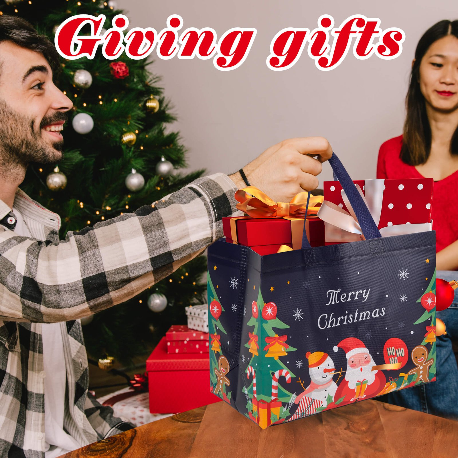 12pk ChristmasGift Bags