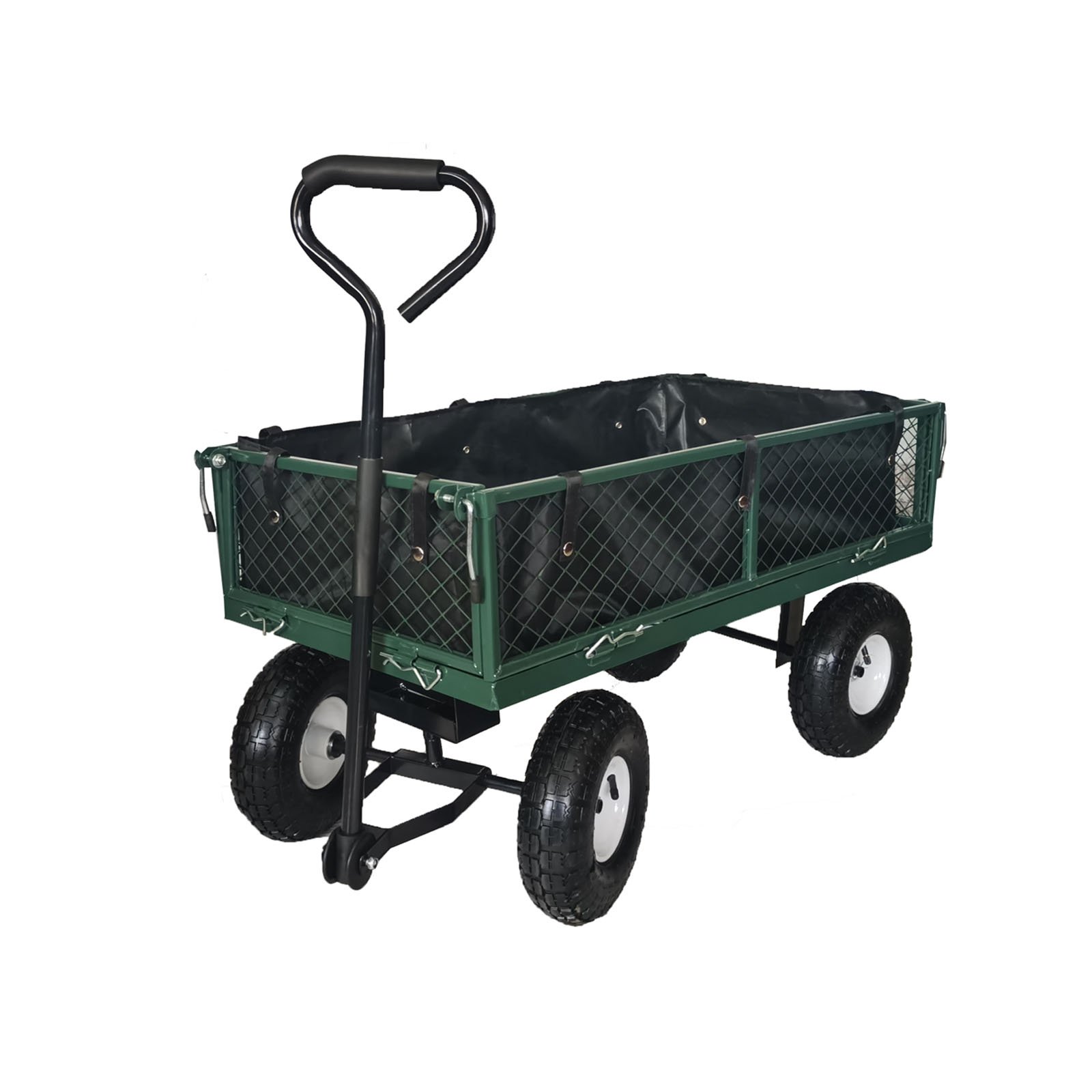 Heavy Duty Garden Trolly with 4 Wheels