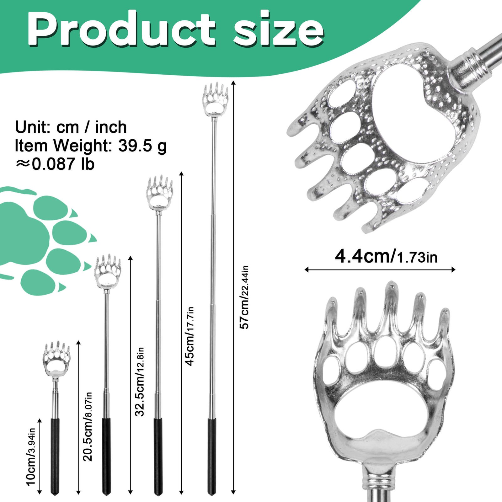 2pcs Detachable Heads