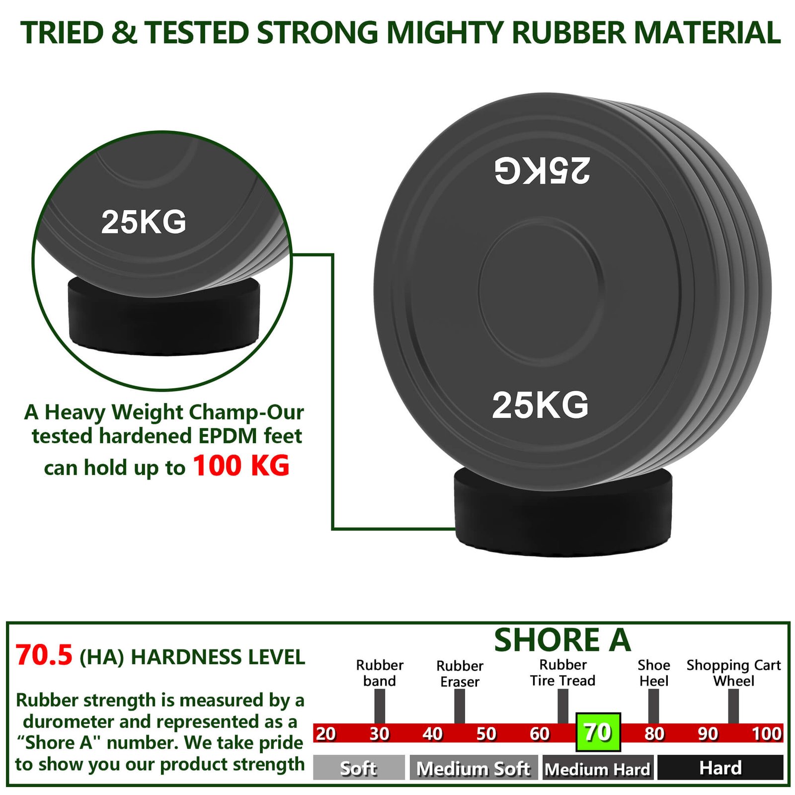 20PK Invisible Pot feet