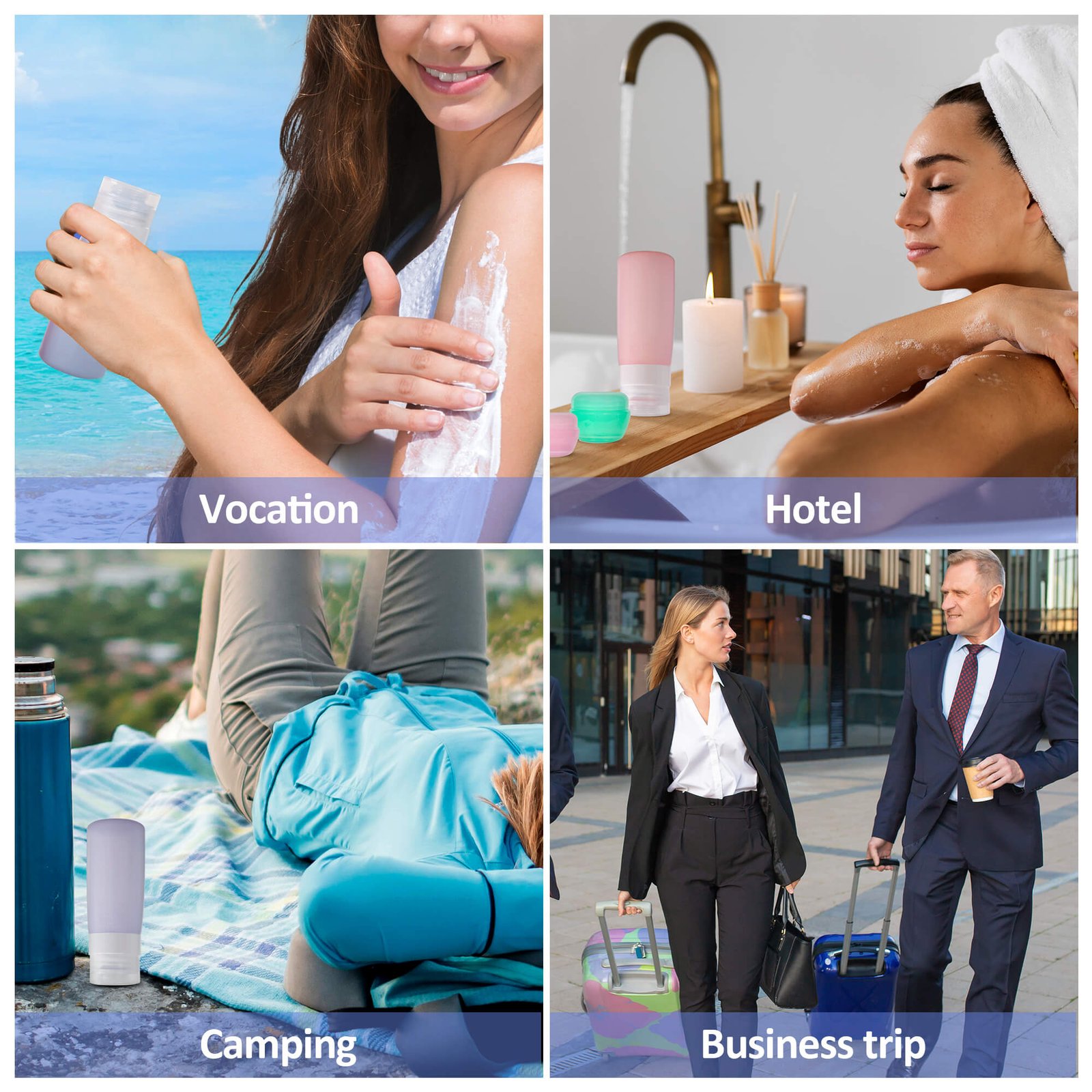 16 Piece Travel Bottle Set