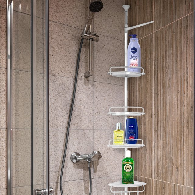 4 Tier Bathroom Corner Shelf