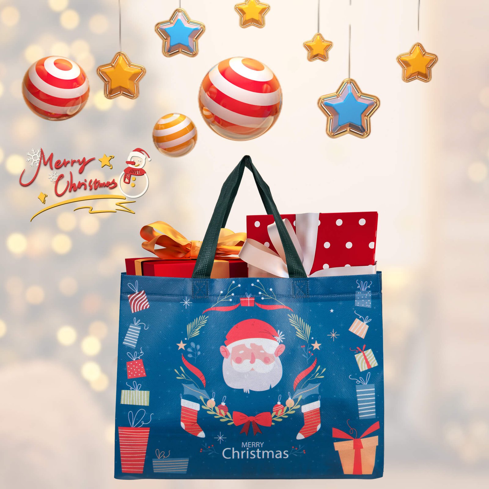 12pk Christmas Gift Bags