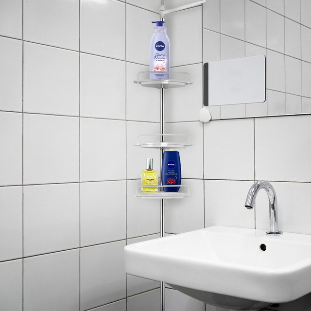 4 Tier Bathroom Corner Shelf