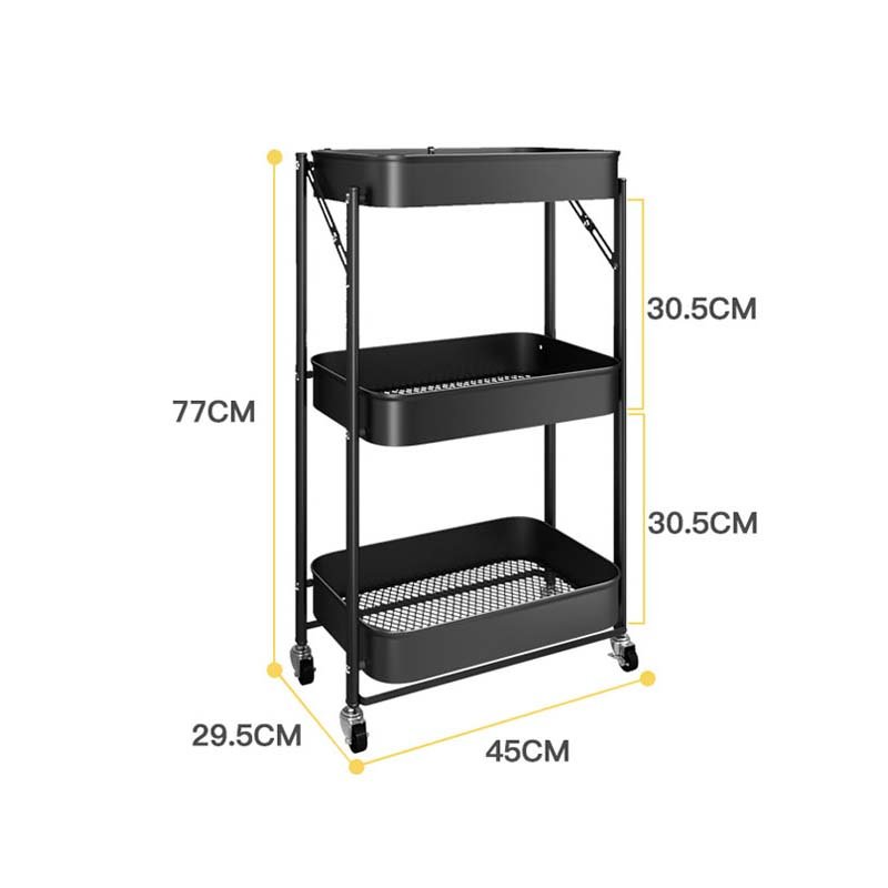 3 Tier Rolling Utility or Kitchen Cart