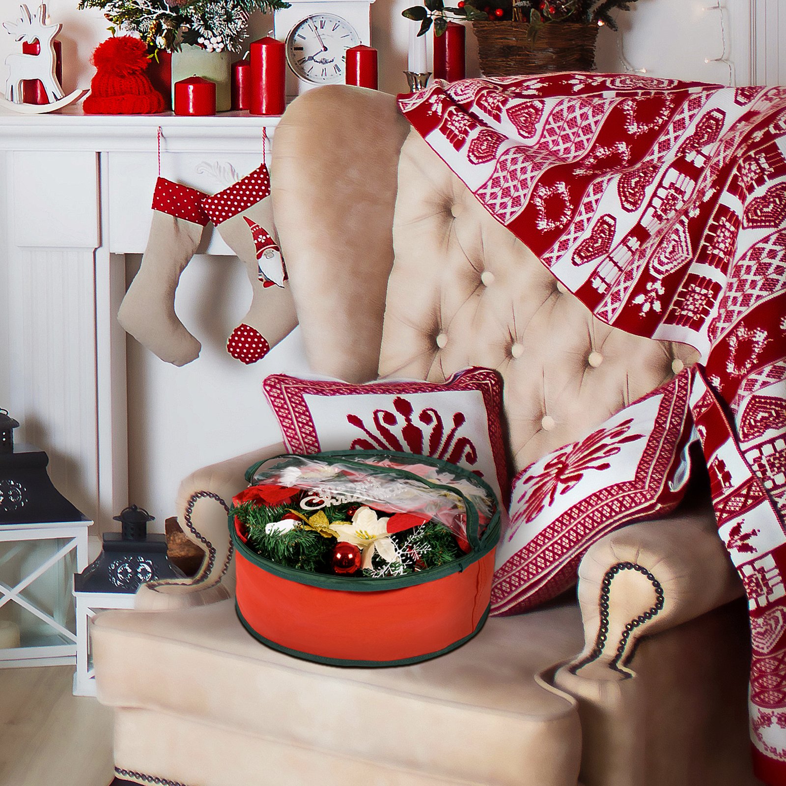 XMAS Wreath Storage Bag