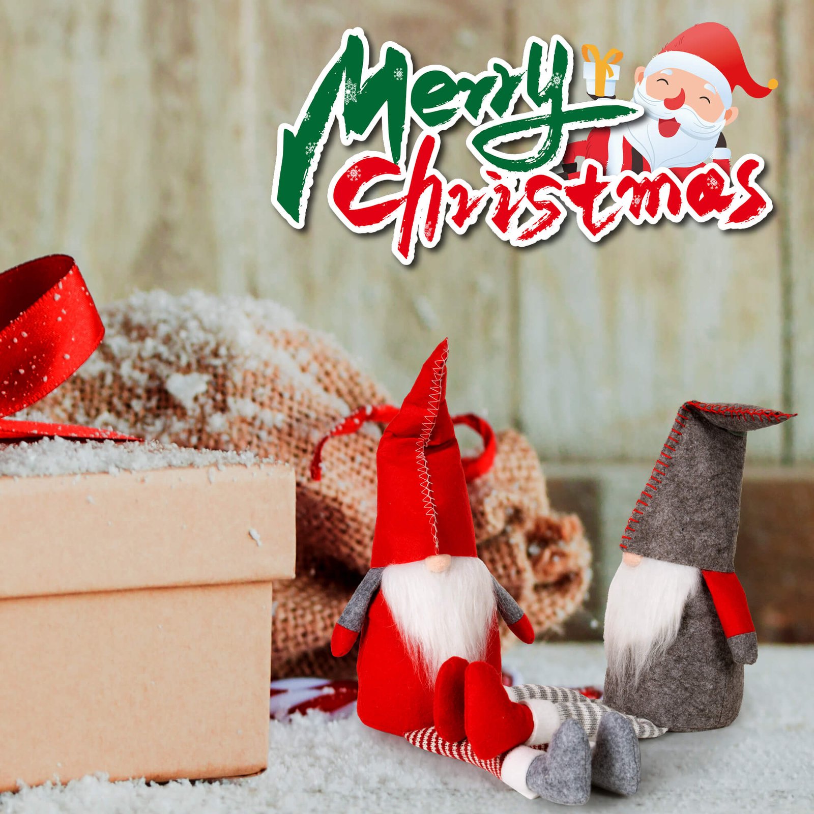 3PK Gnome Christmas Ornaments