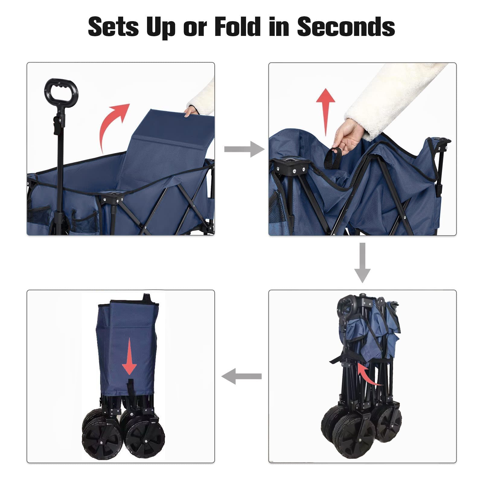 Heavy Duty Folding Wagon