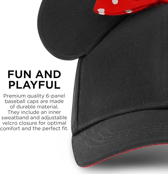 Disney Girls' Minnie Mouse Ears Hat