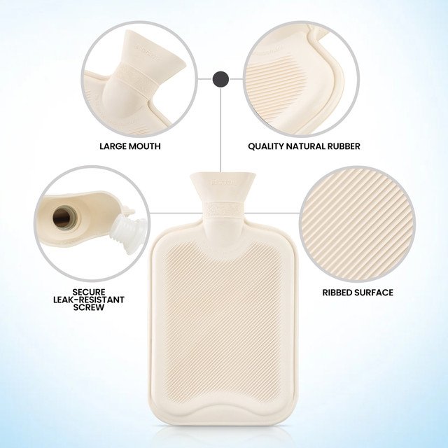 Hot Water Bottle With Cozy Fur Cover