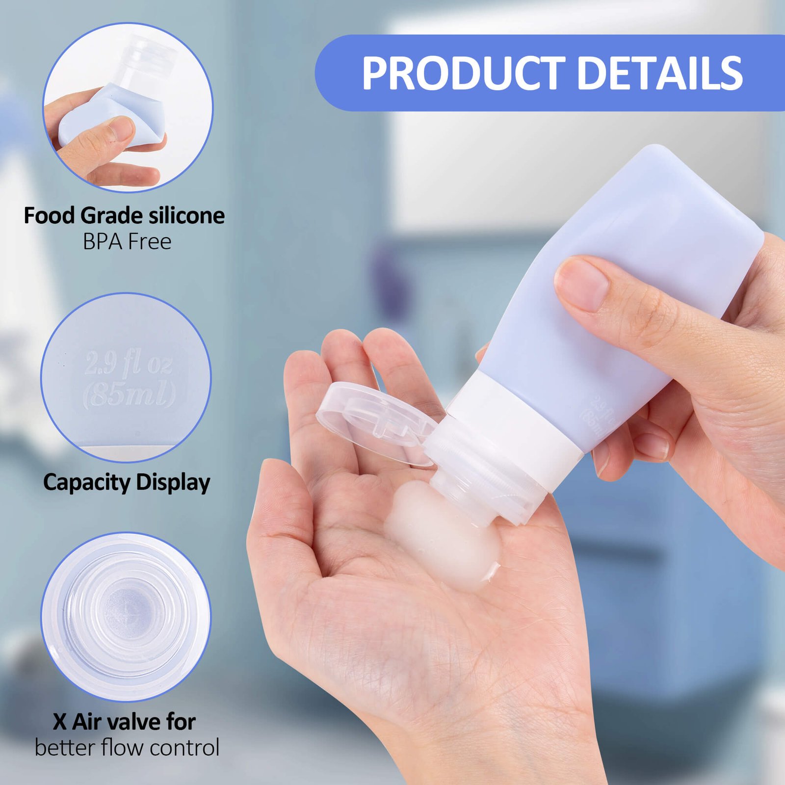 16 Piece Travel Bottle Set