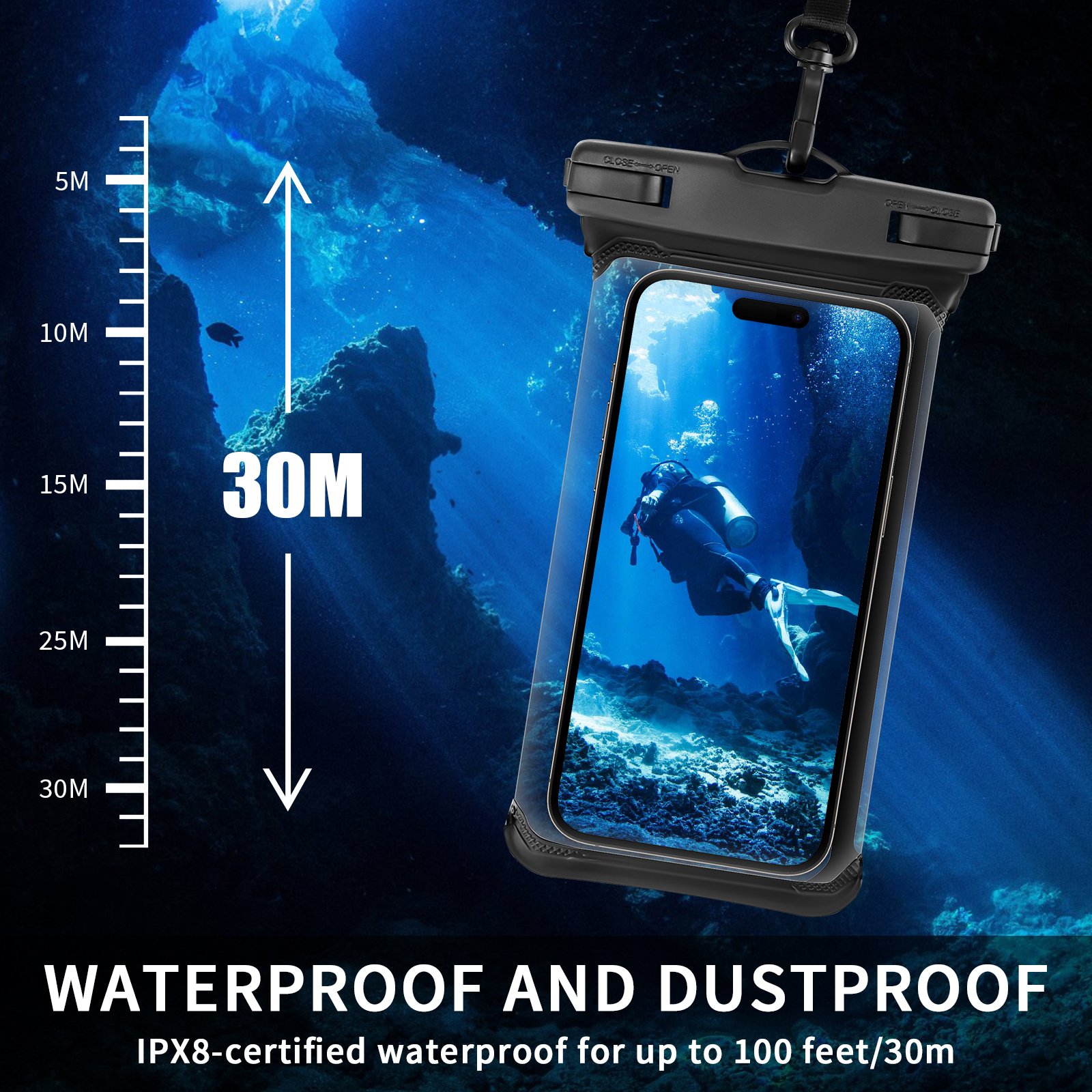 Waterproof Mobile Pouch PVC