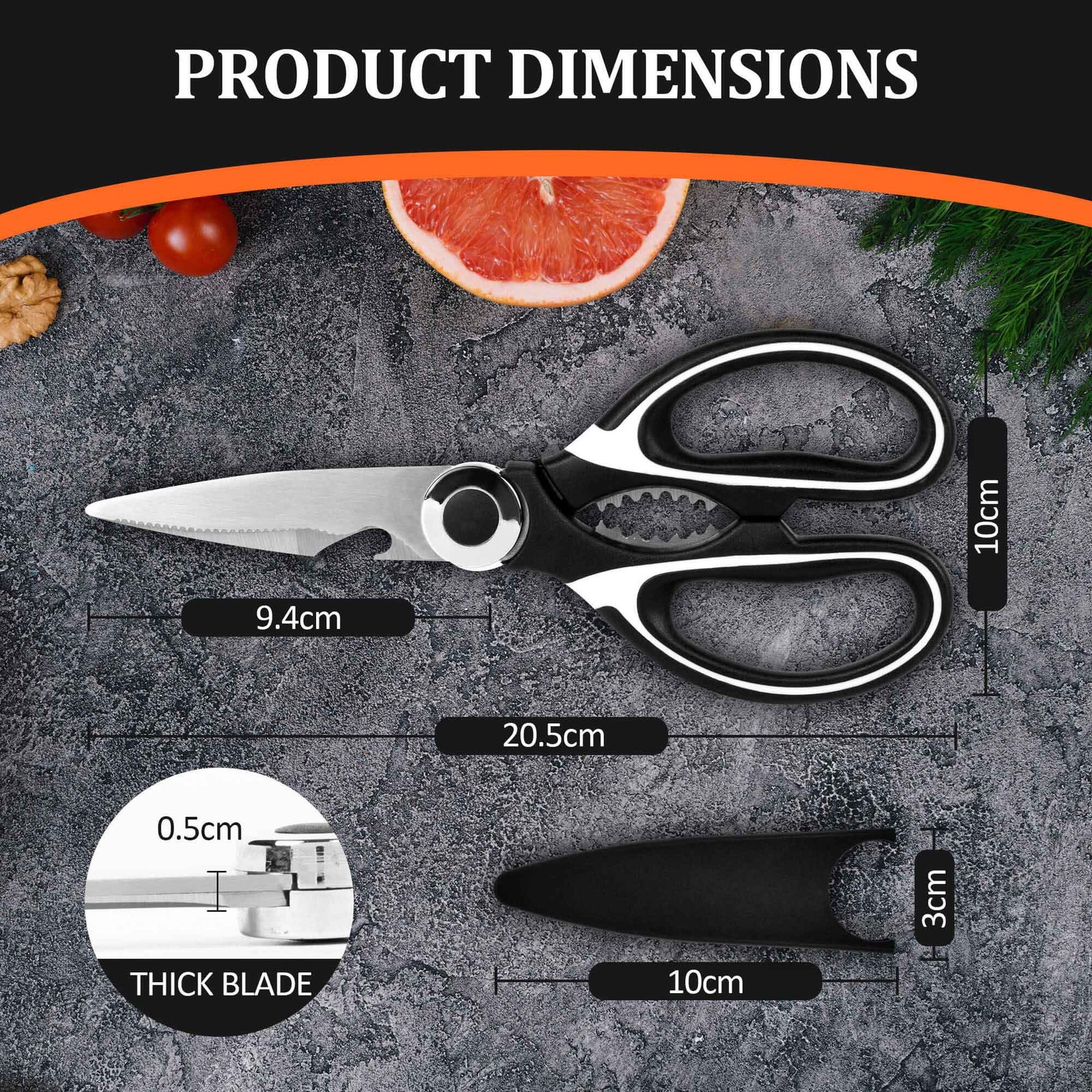 Heavy Duty Kitchen Scissors