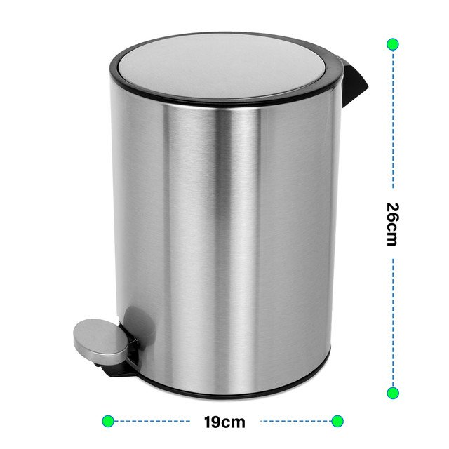 3L Pedal Stainless Steel Bin