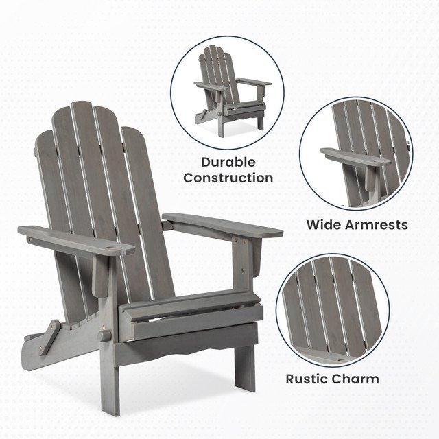 Folding Chair Wooden Deck Chair
