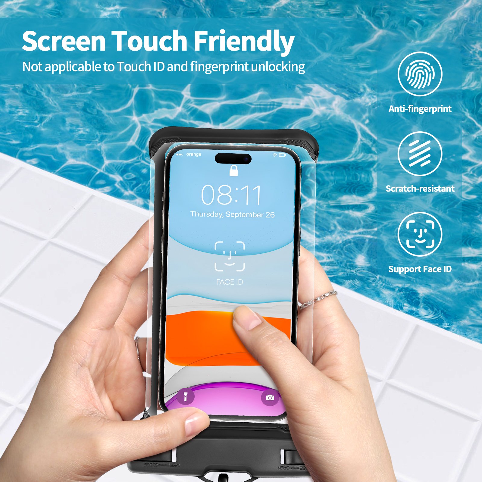 Waterproof Mobile Pouch PVC