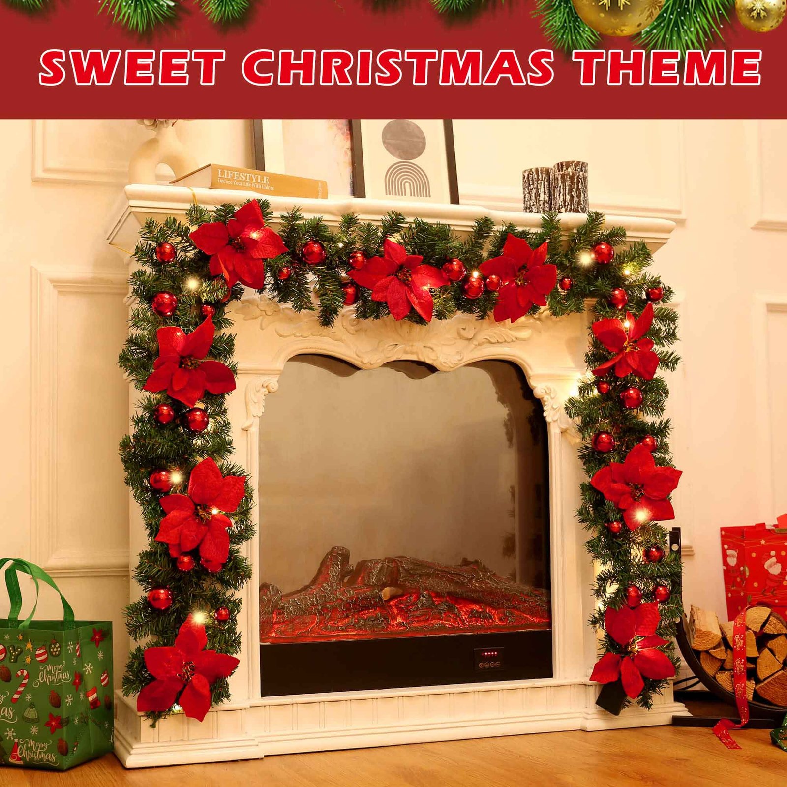 9FT Christmas Garland