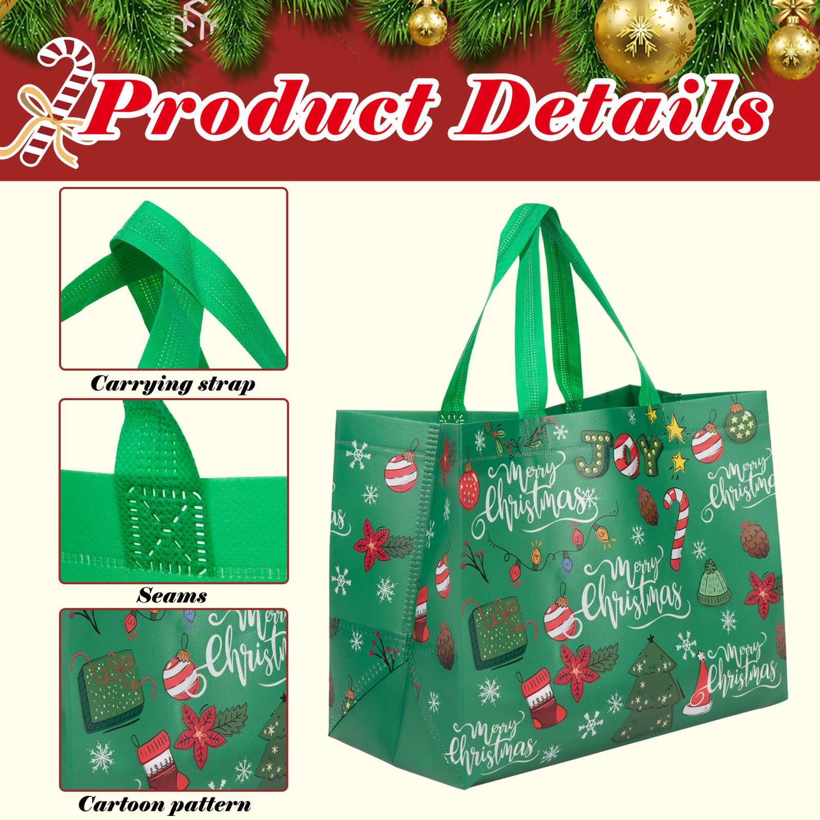 12pk ChristmasGift Bags