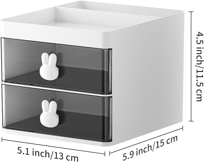 Small Desk Organizer with Drawers