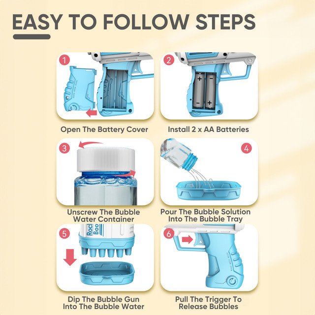 32 Holes Bubble Machine Gun