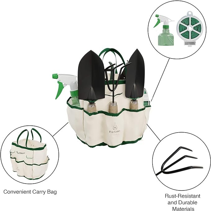 8 Piece Garden Hand Tool Set