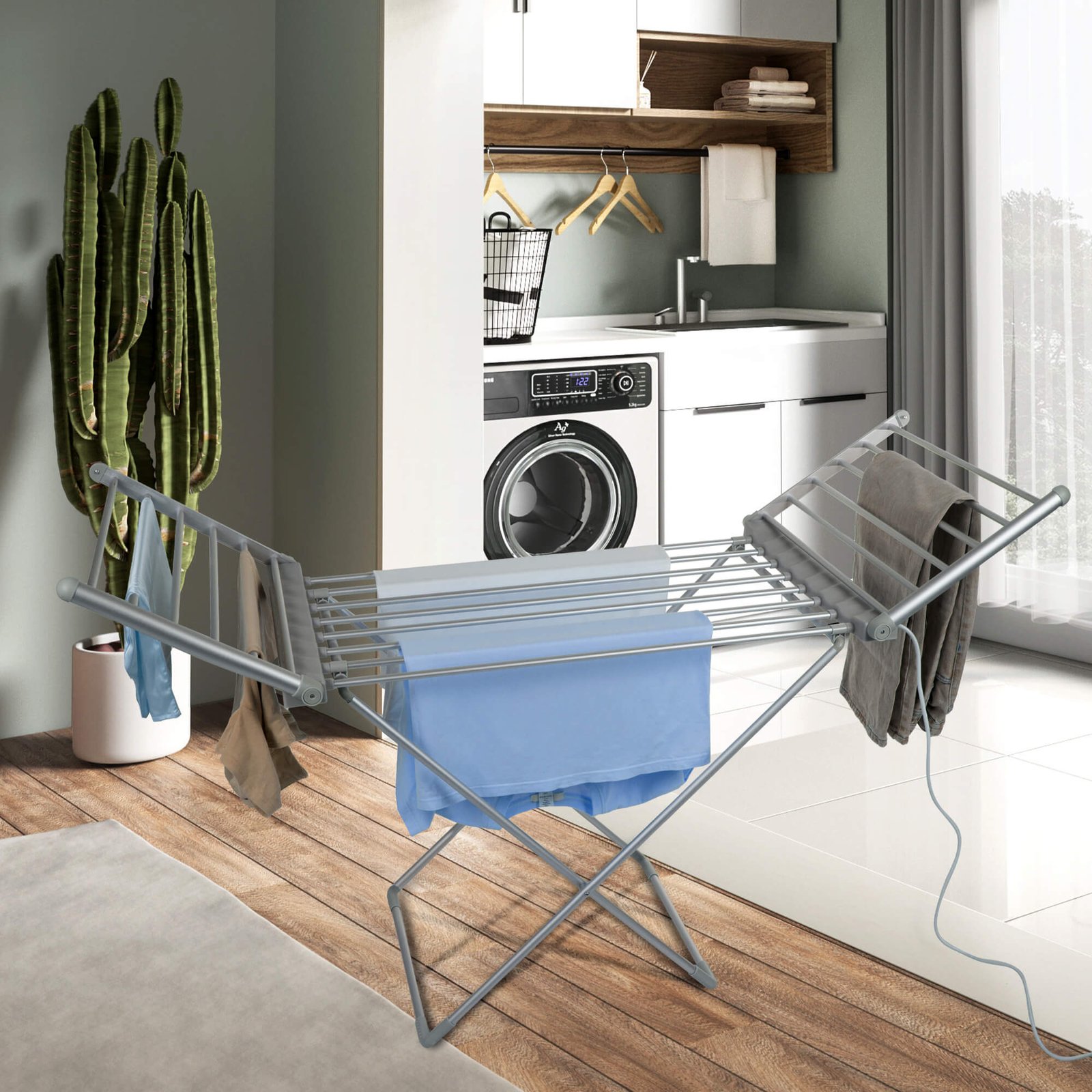 Wing Heated Clothes Foldable Airer