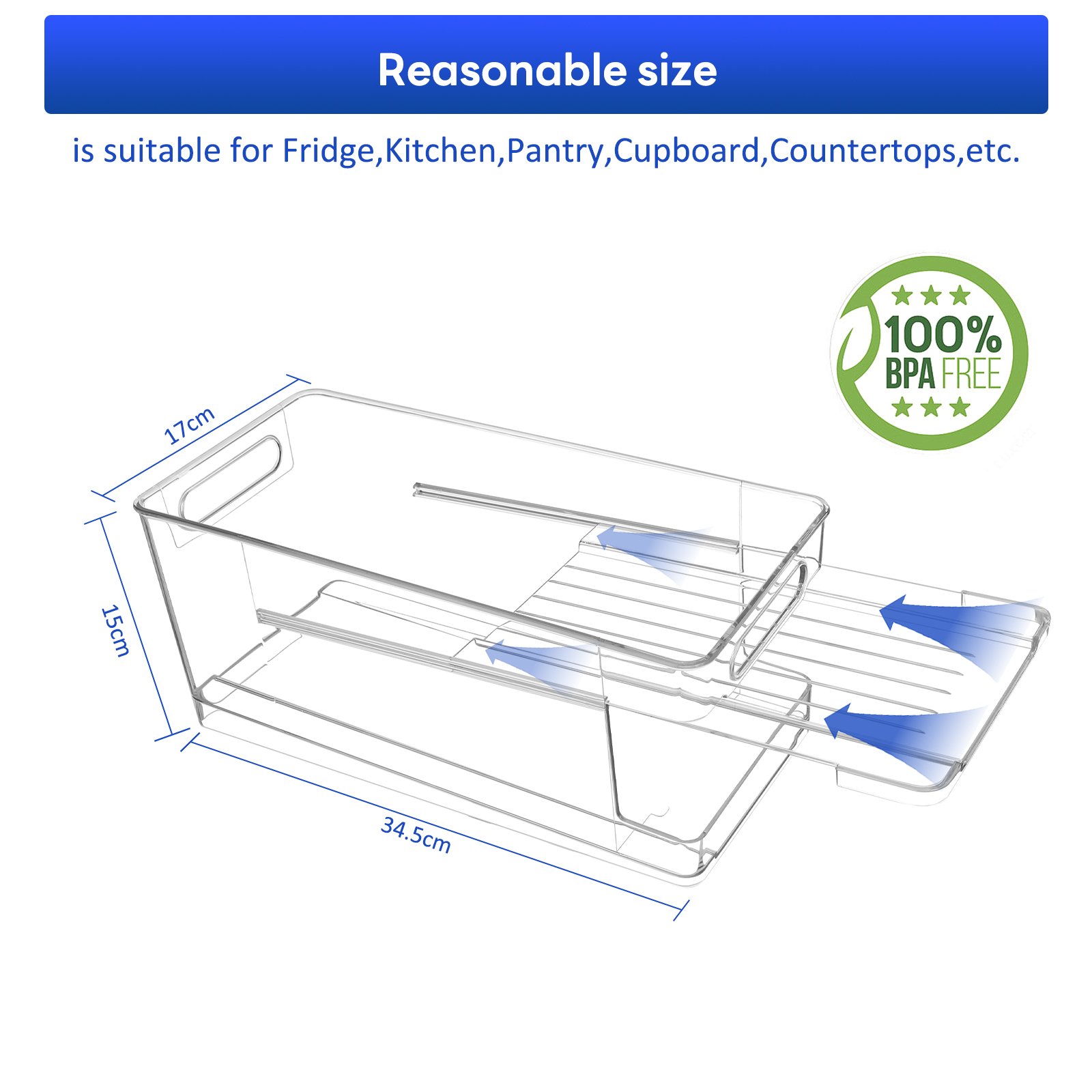 Fridge bottle stack holder
