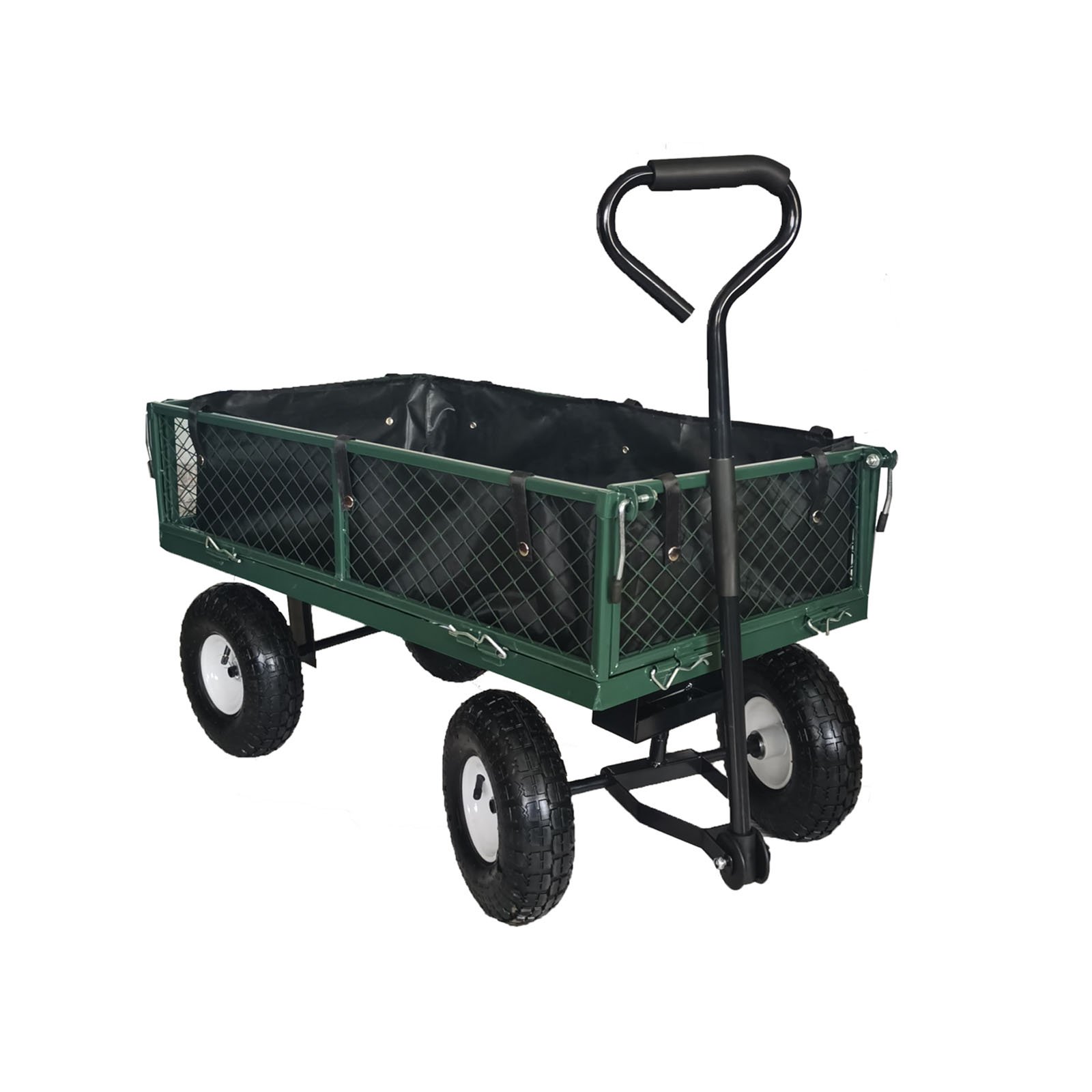 Heavy Duty Garden Trolly with 4 Wheels